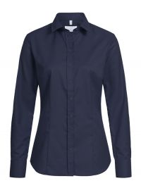 Hemdbluse Damen Dunkelblau